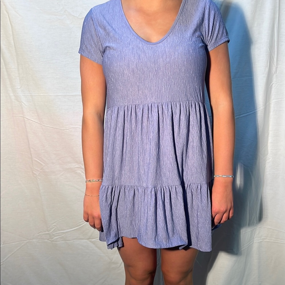 Lush Lavender Tiered Dress